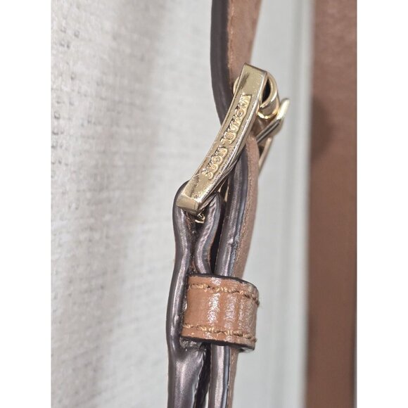 MICHAEL KORS MEGAN BROWN PEBBLED LEATHER TASSEL CROSSBODY OR SHOULDER BAG - Picture 11 of 11